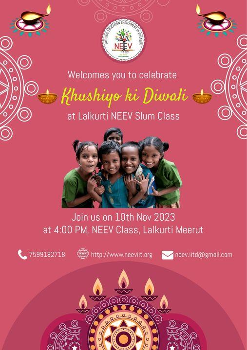 Celebrate Happy Deepawali with Slum kids